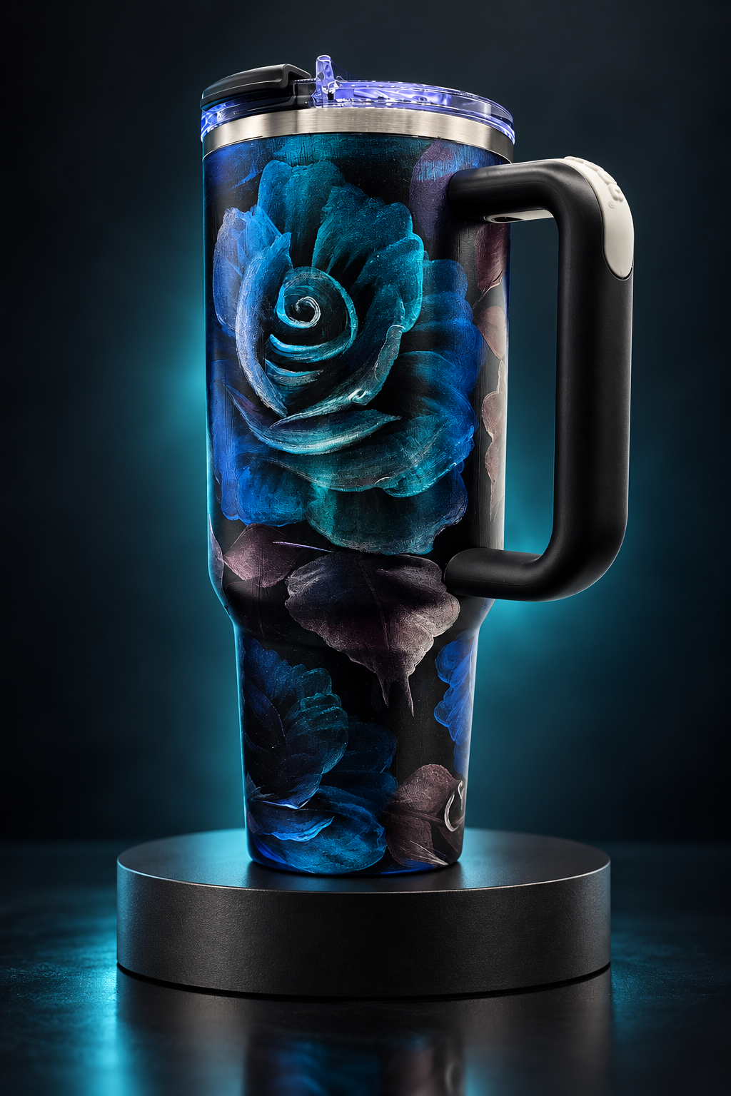 Blue Roses-hand painted