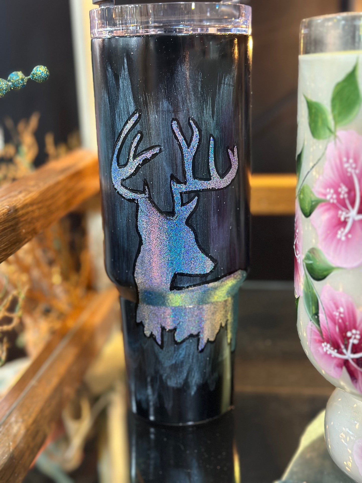 One-of-a-Kind Hand-Painted Tumbler