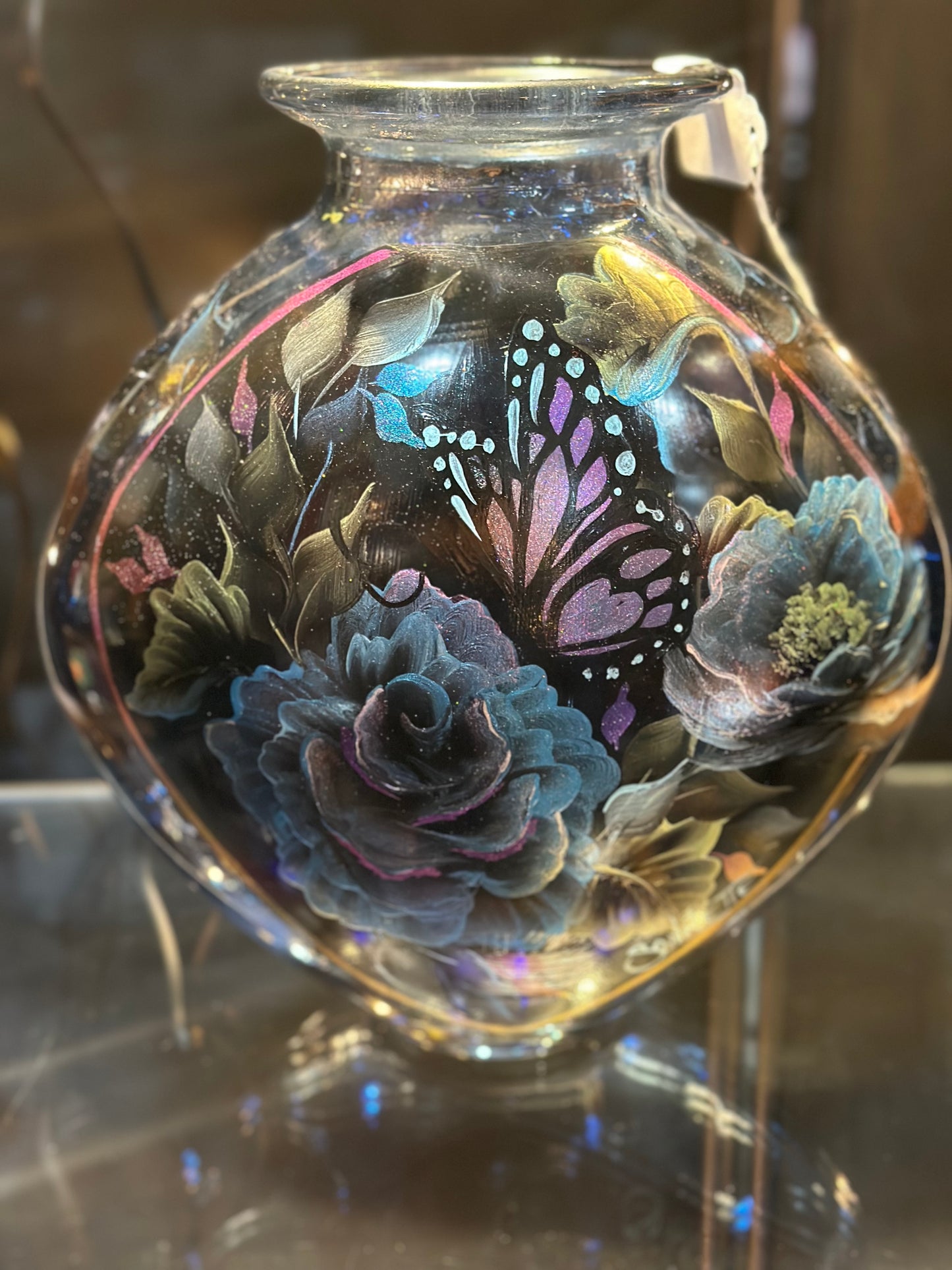 medium metallic vase