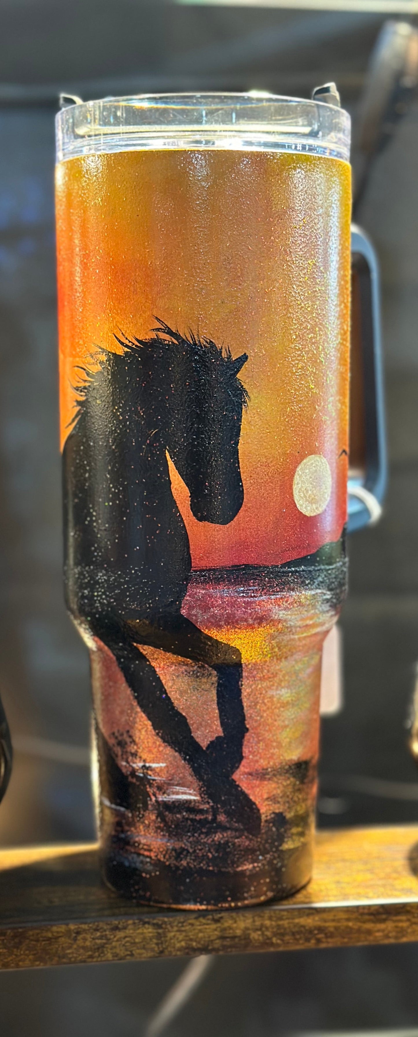 40 oz horse on a beach