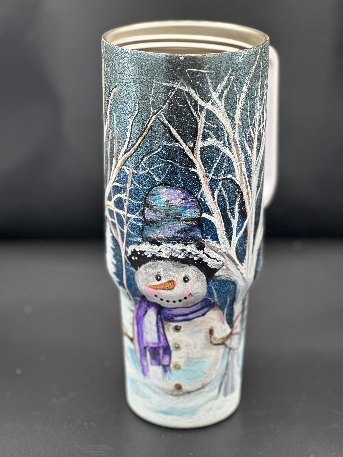 Winter land snowman