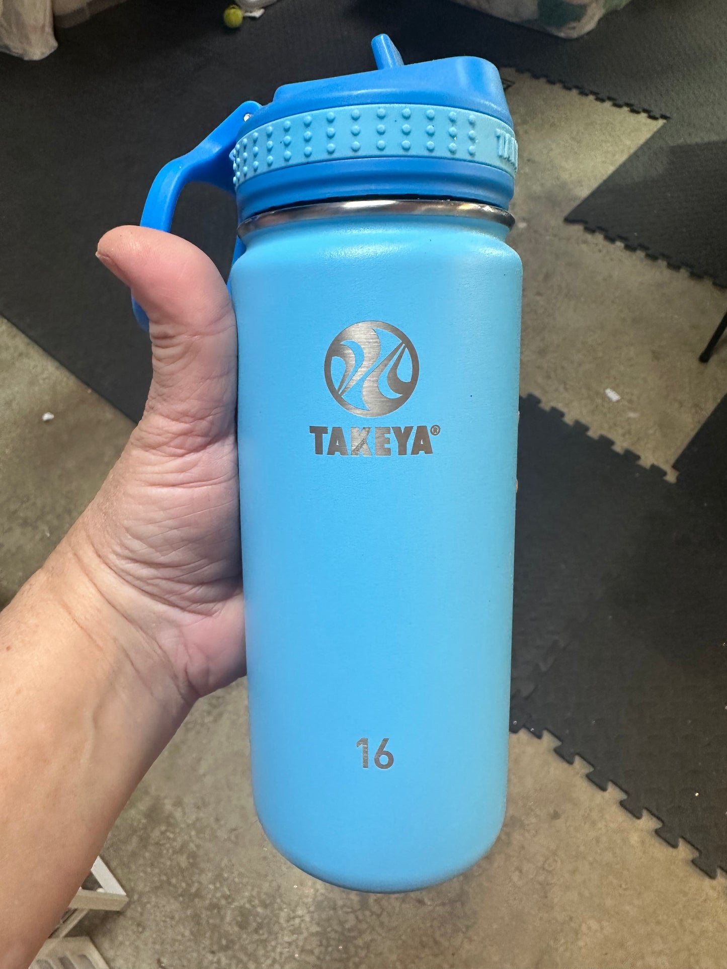 Blank Tumbler Takeya — 16oz (Blue)