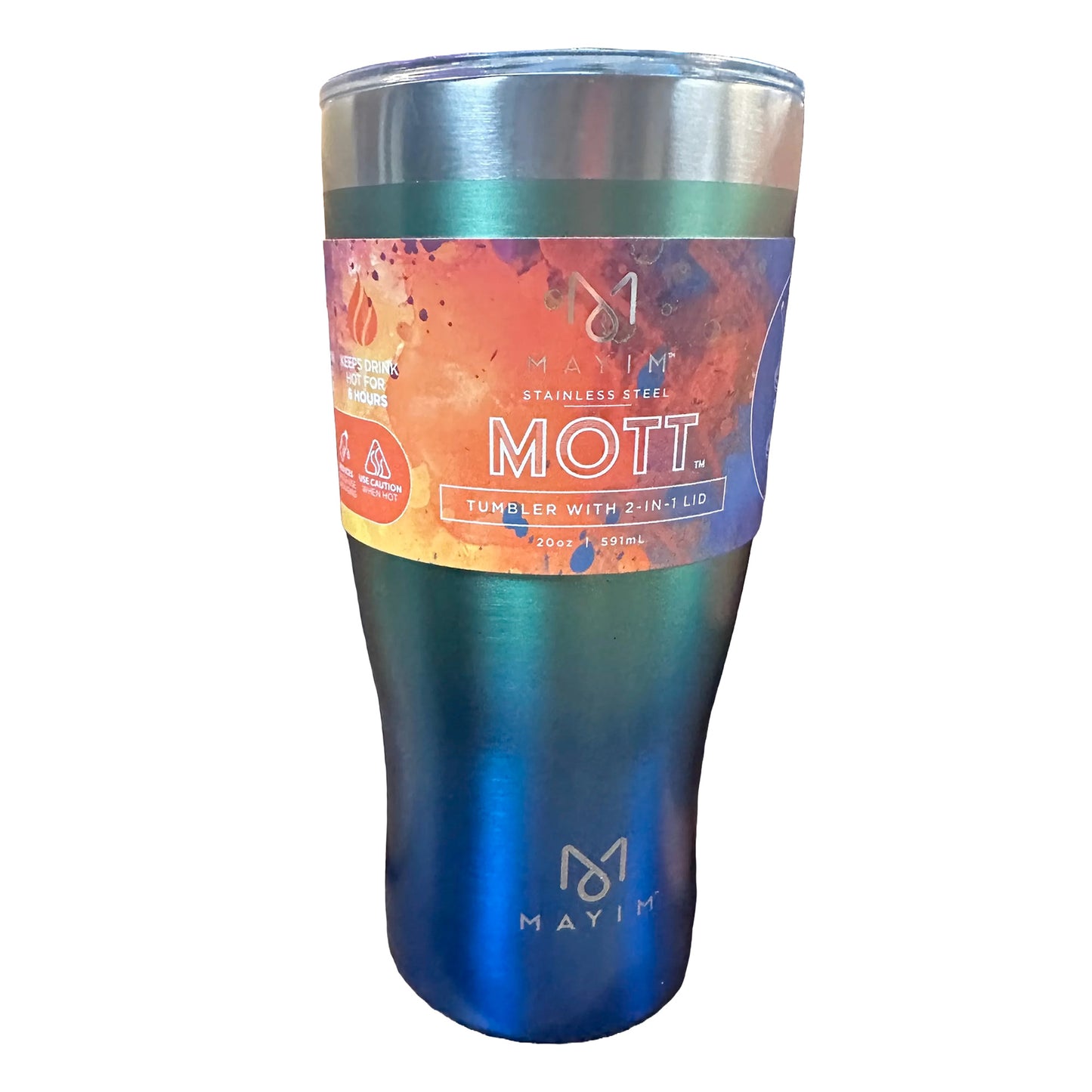 Blank Tumbler Mayim — 20oz (Green to Blue Ombré)