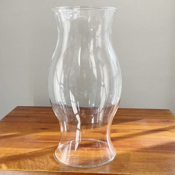 Blank Glass Hurricane Shade - 8 Inches
