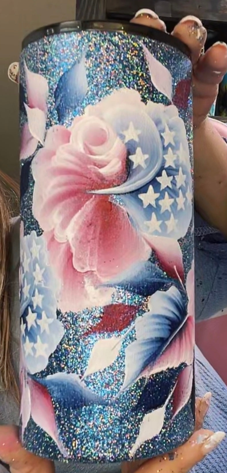 Patriotic / Rainbow Roses