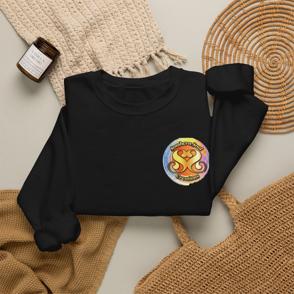 Unisex Heavy Blend™ Crewneck Sweatshirt-Eagle on Back