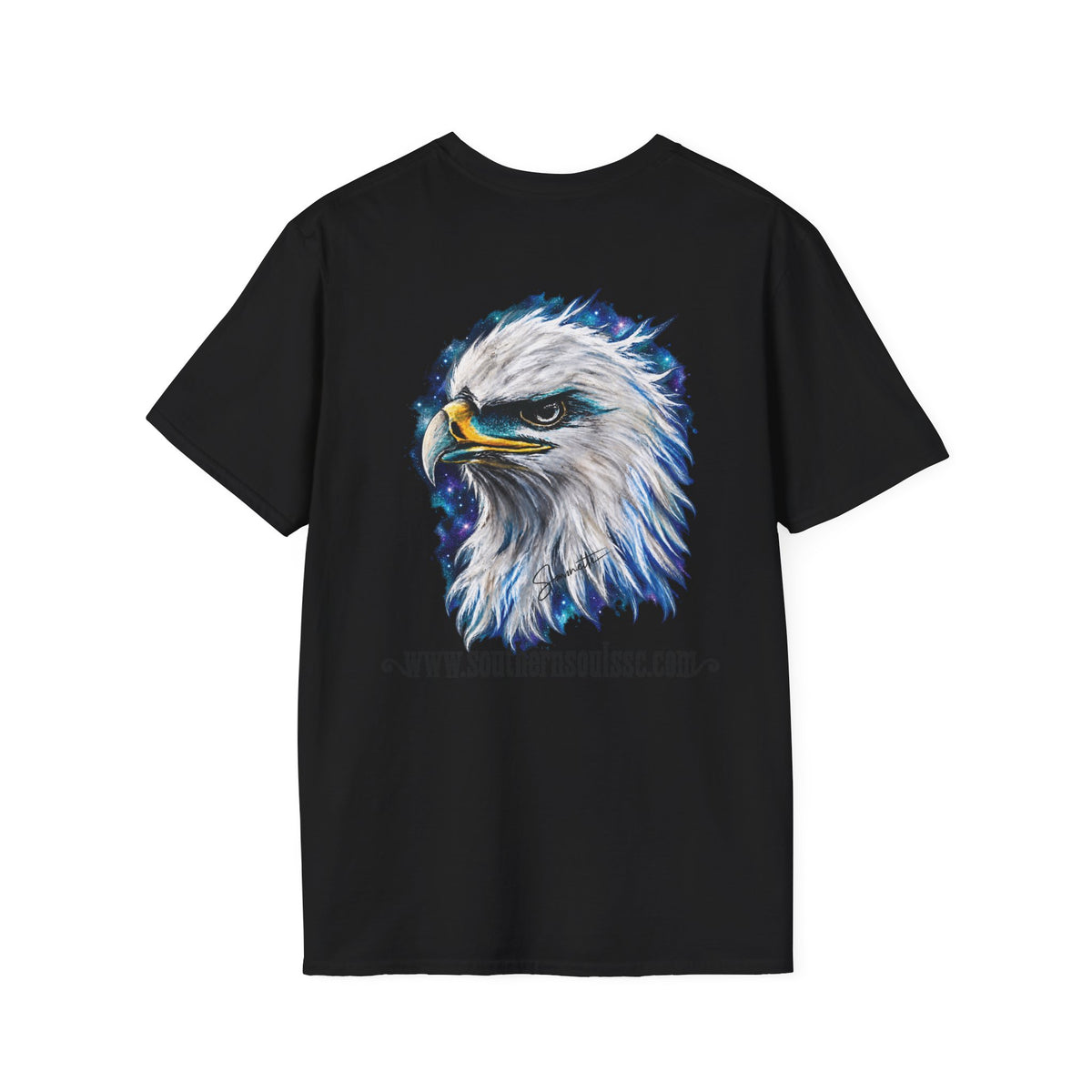 Eagle (Back) Unisex Softstyle T-Shirt