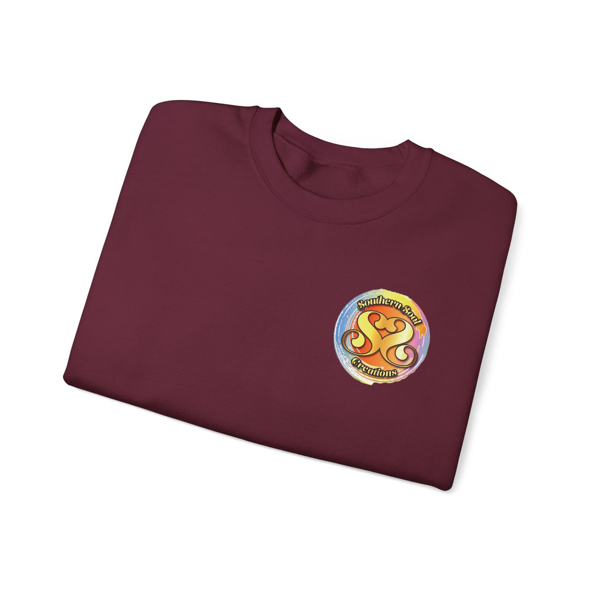 Unisex Heavy Blend™ Crewneck Sweatshirt-Eagle on Back
