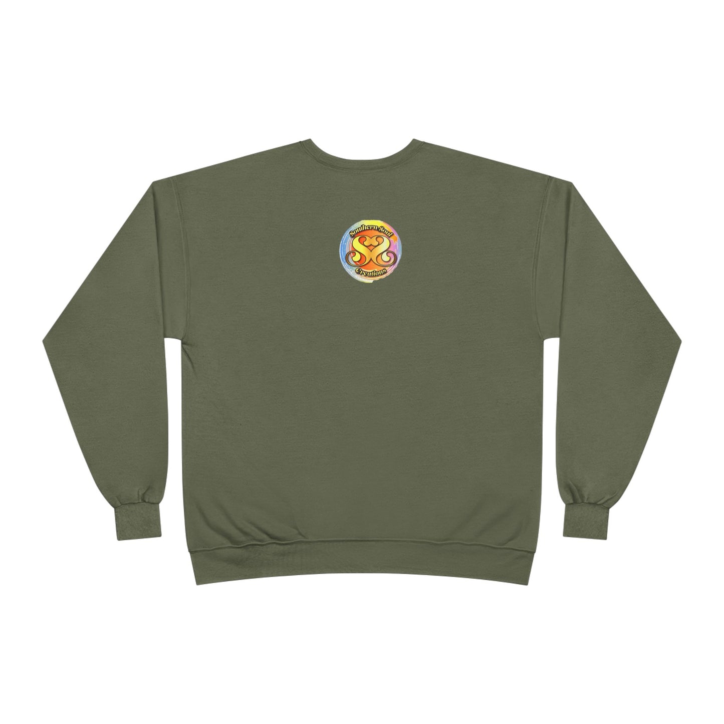 Unisex EcoSmart® Crewneck Sweatshirt-Eagle on Front