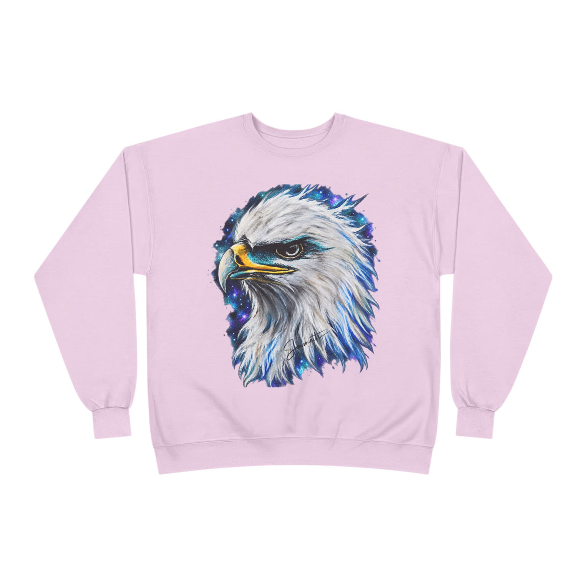 Unisex EcoSmart® Crewneck Sweatshirt-Eagle on Front
