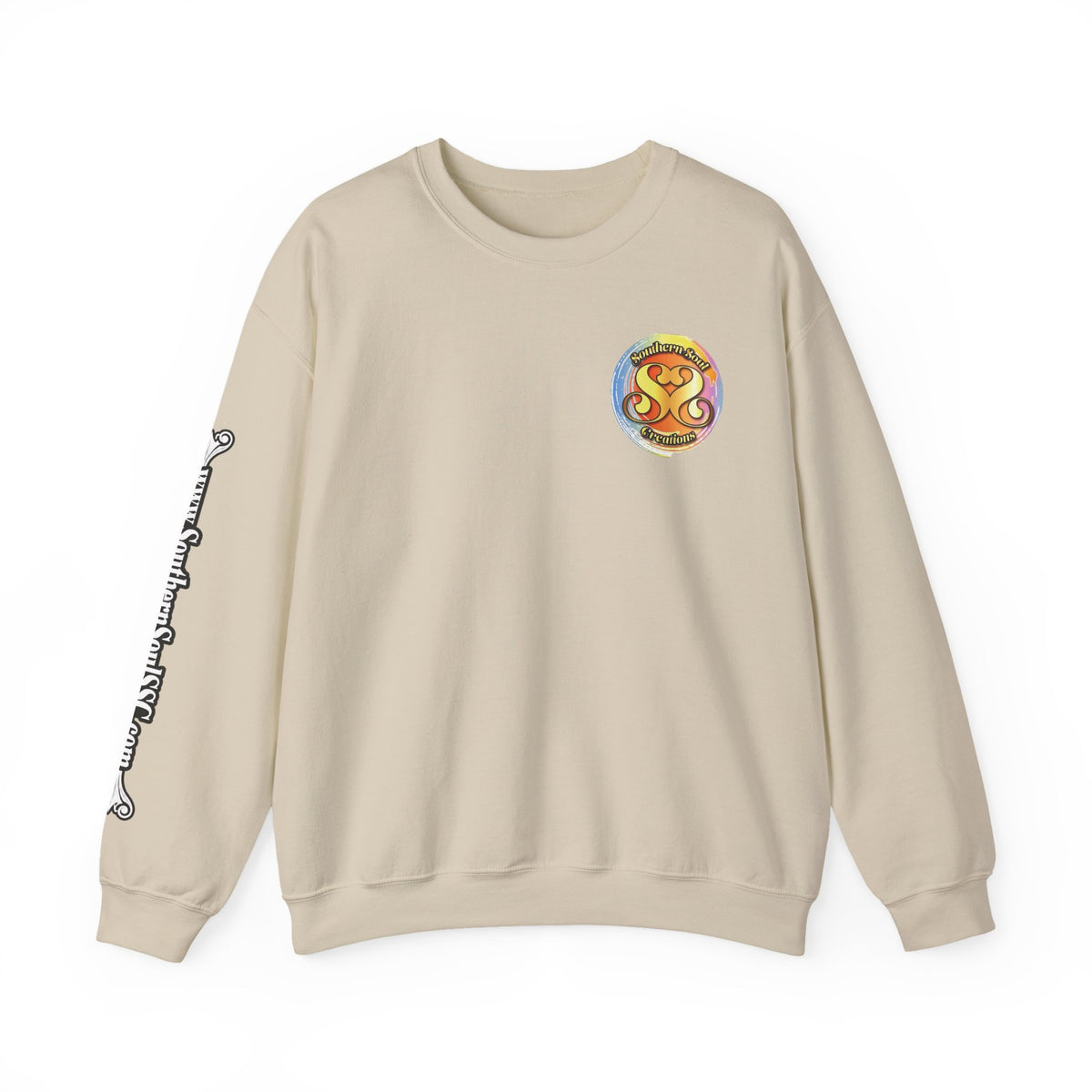Unisex Heavy Blend™ Crewneck Sweatshirt-Eagle on Back