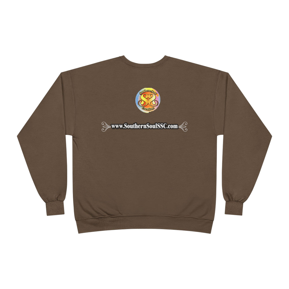 Unisex EcoSmart® Crewneck Sweatshirt-Eagle on Front