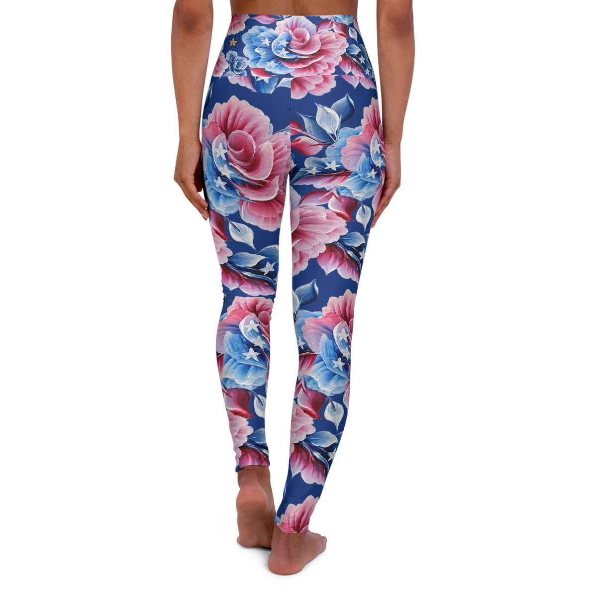 High Waisted Yoga Leggings (AOP)
