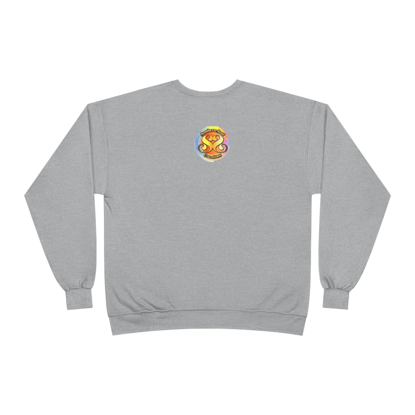 Unisex EcoSmart® Crewneck Sweatshirt-Eagle on Front