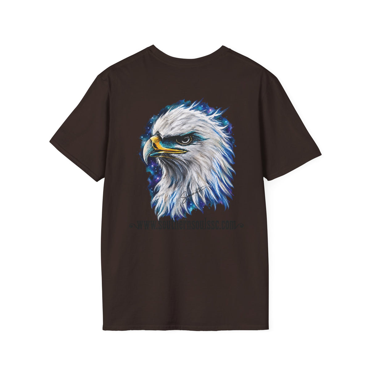 Eagle (Back) Unisex Softstyle T-Shirt