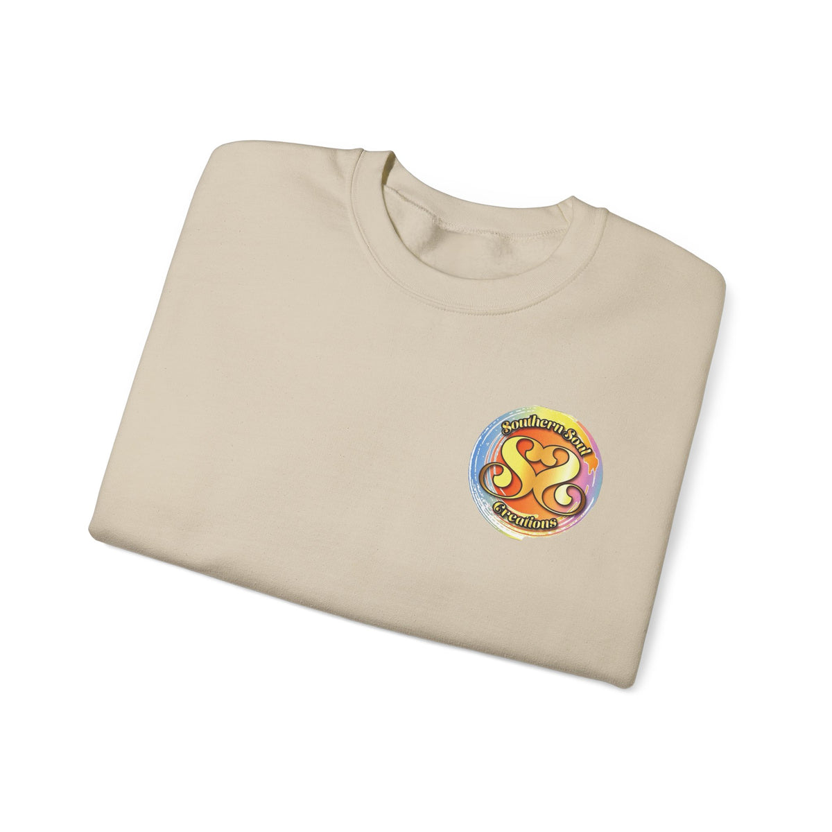 Unisex Heavy Blend™ Crewneck Sweatshirt-Eagle on Back