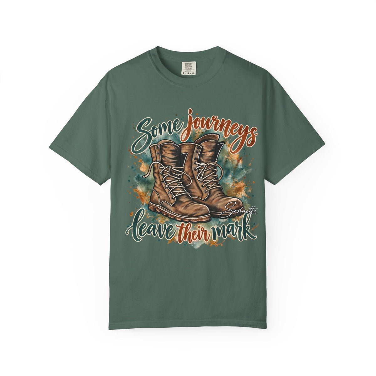 Military Boots- Unisex Garment-Dyed T-shirt