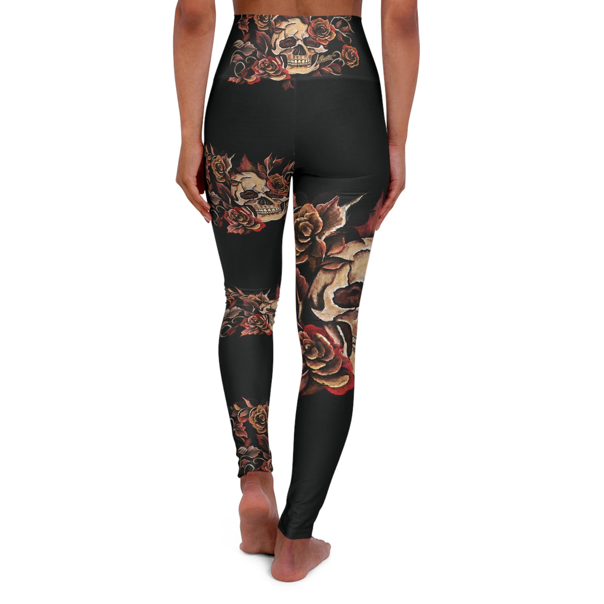 High Waisted Yoga Leggings (AOP)