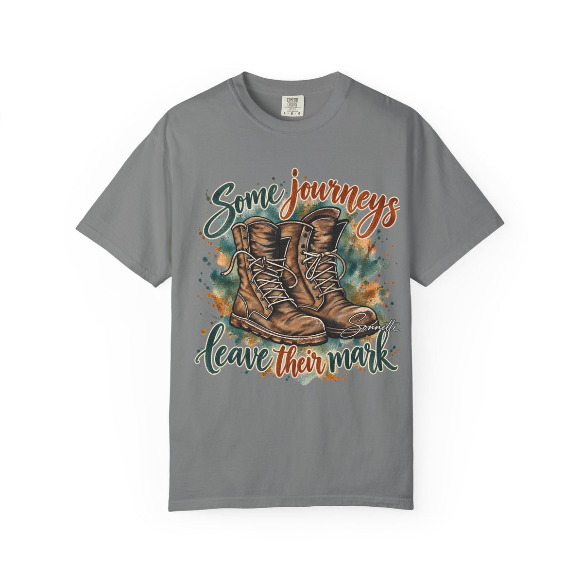 Military Boots- Unisex Garment-Dyed T-shirt
