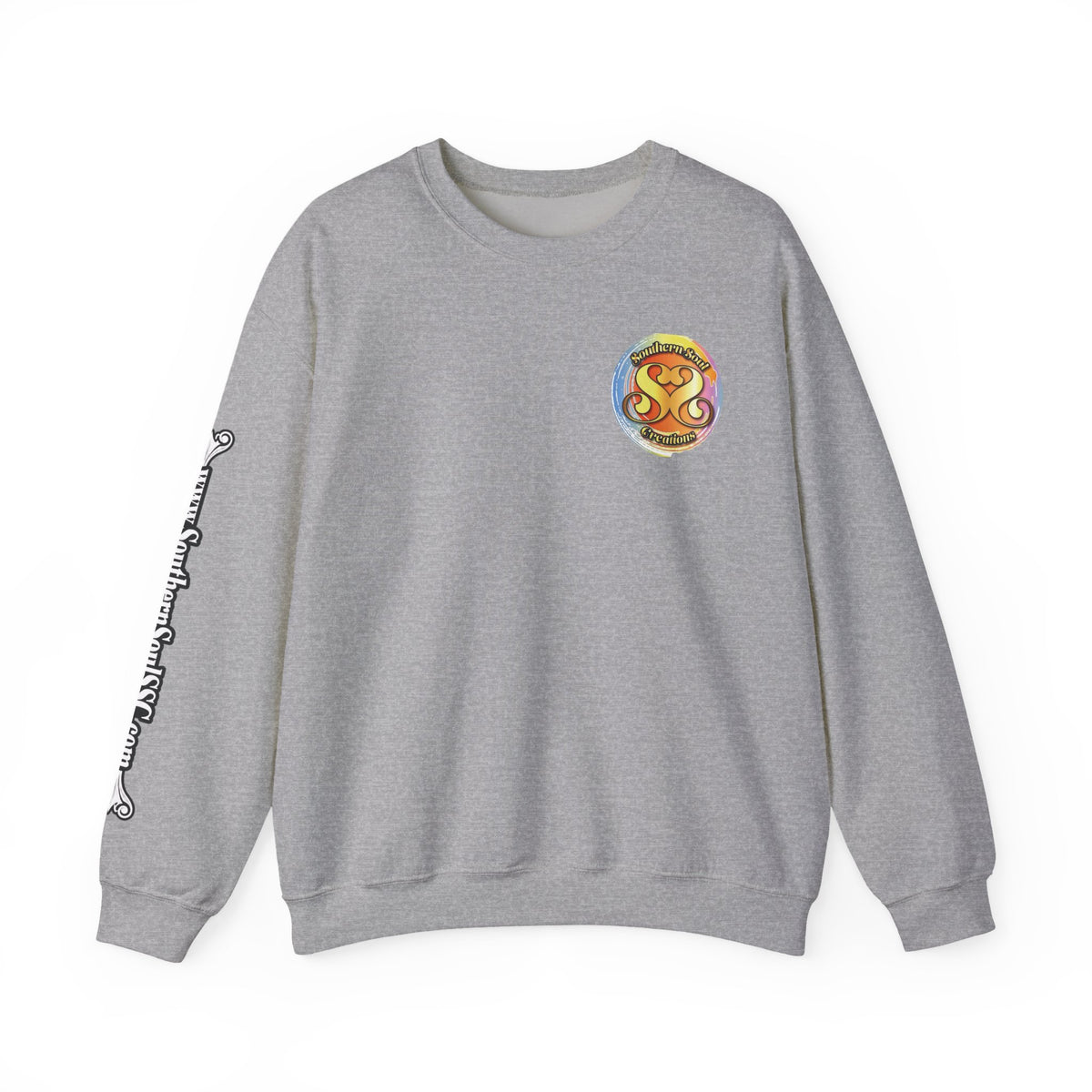 Unisex Heavy Blend™ Crewneck Sweatshirt-Eagle on Back