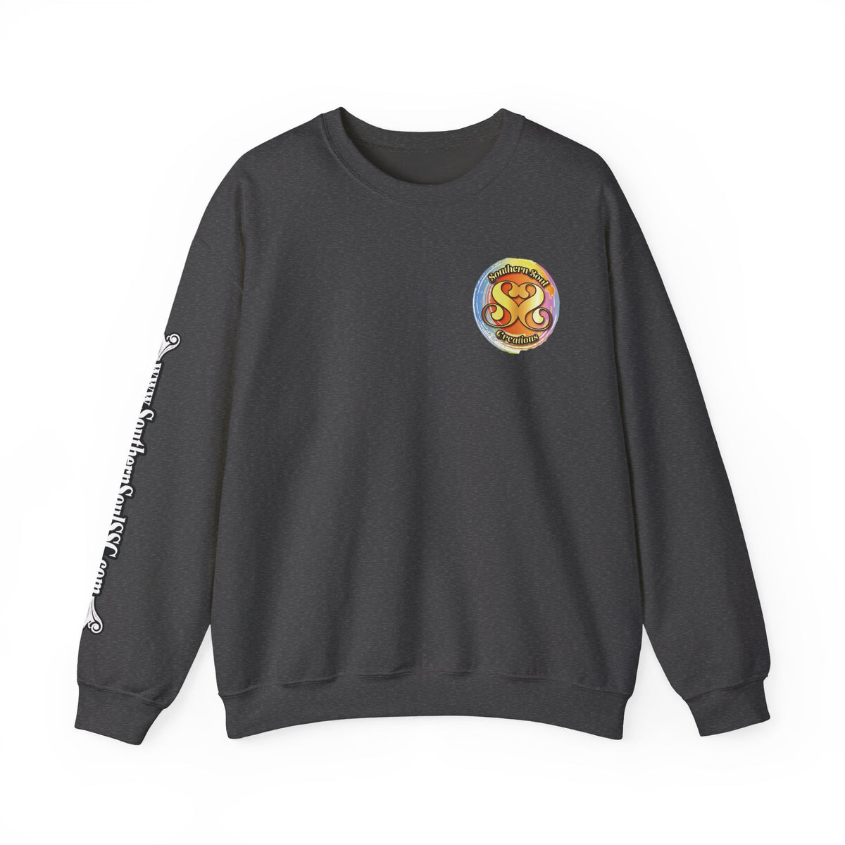 Unisex Heavy Blend™ Crewneck Sweatshirt-Eagle on Back