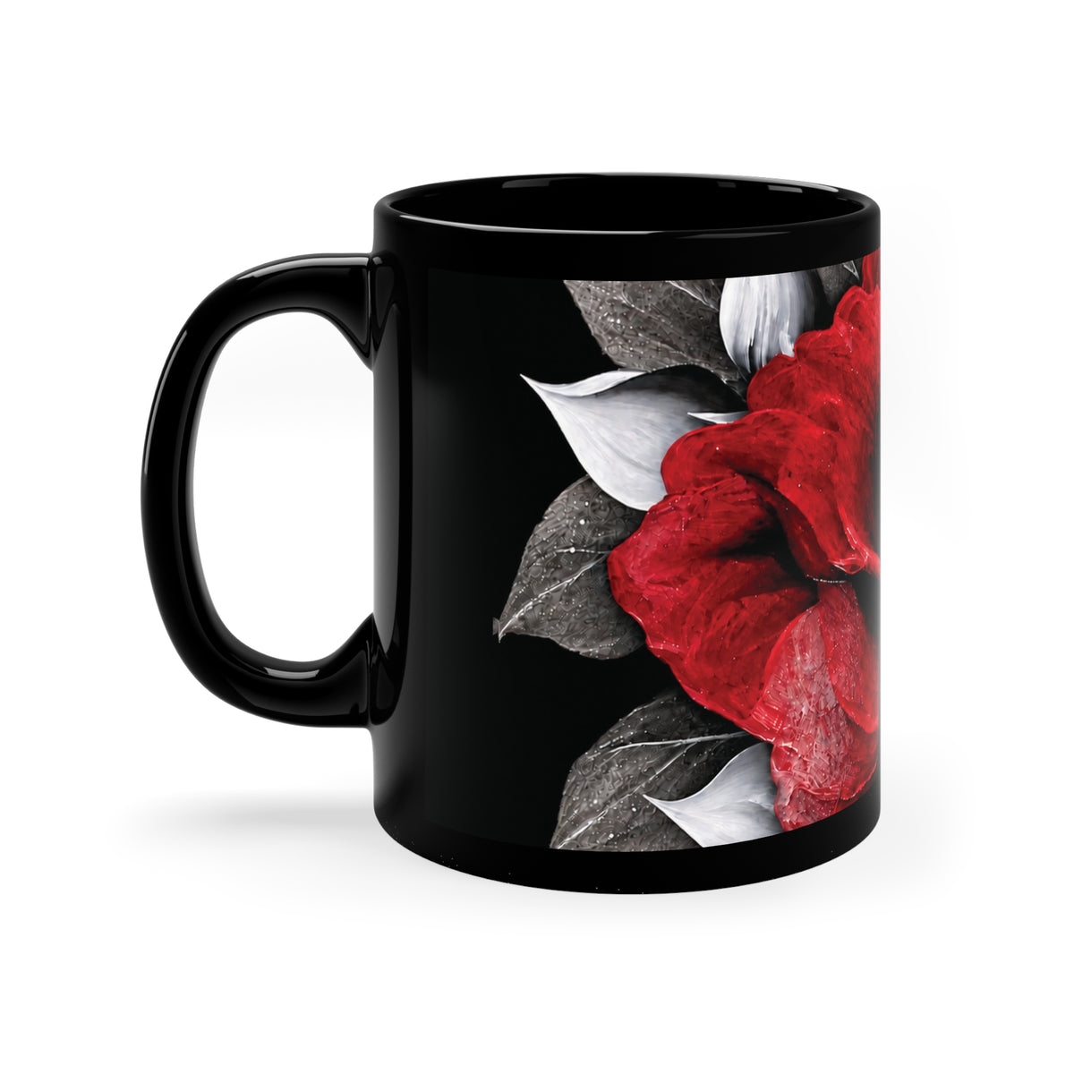 Black Coffee Mug, 11oz