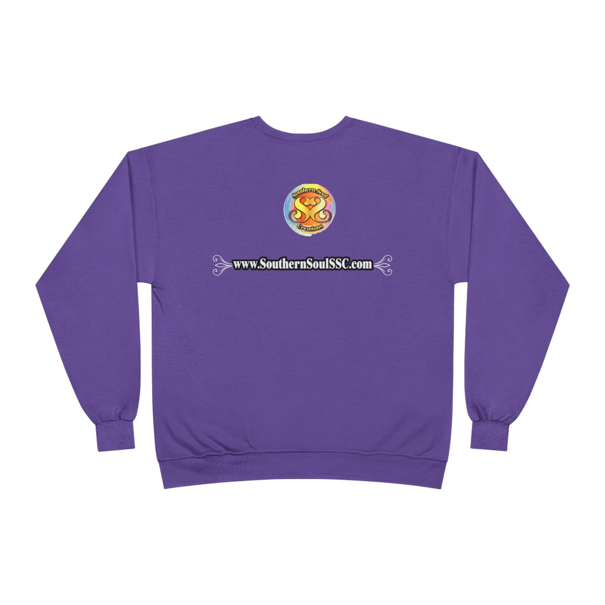 Unisex EcoSmart® Crewneck Sweatshirt-Eagle on Front