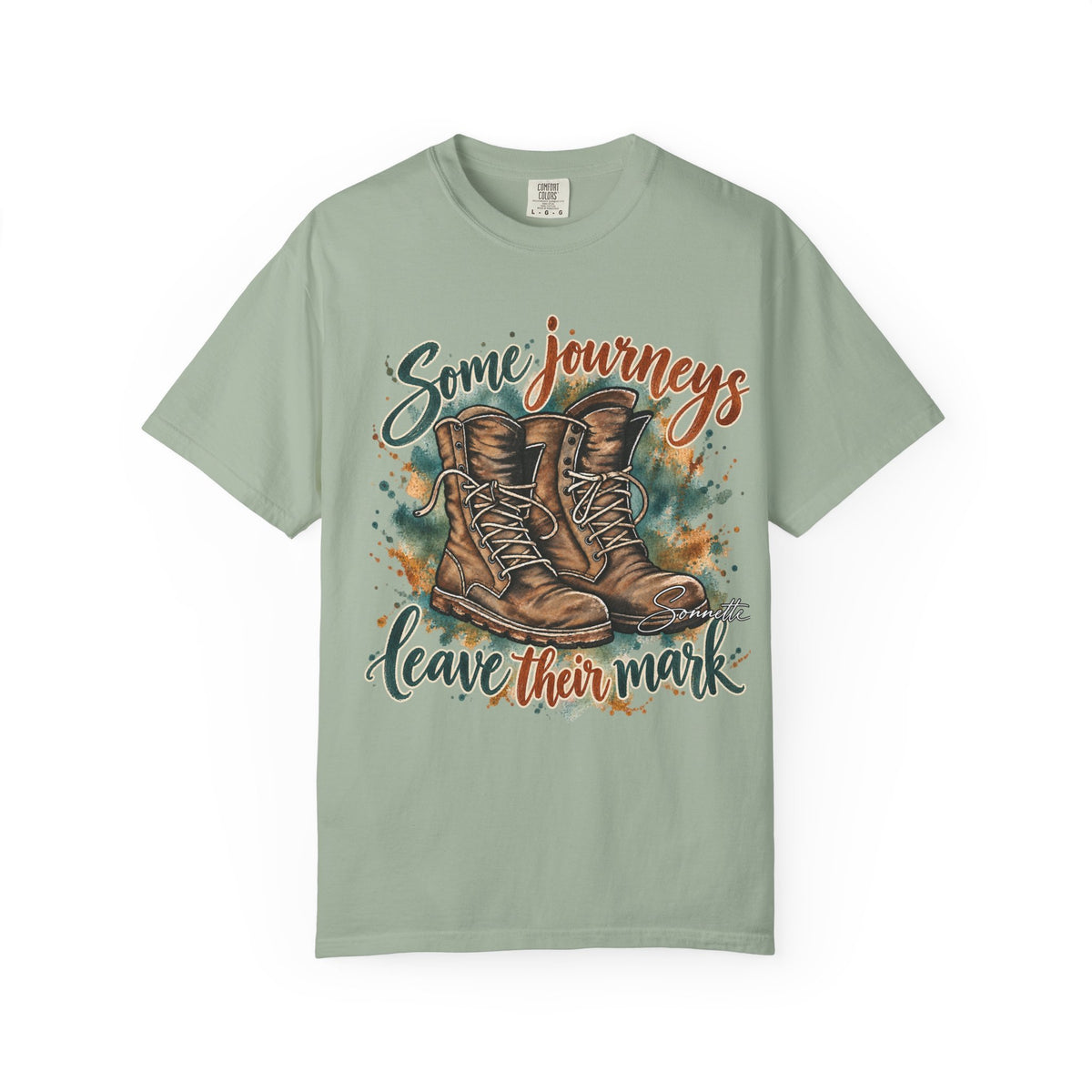 Military Boots- Unisex Garment-Dyed T-shirt