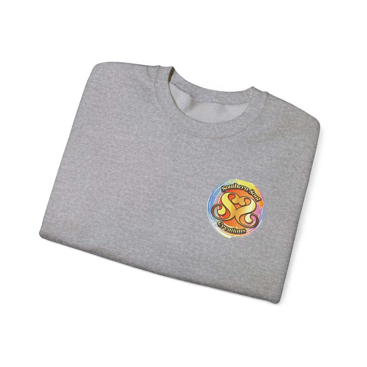 Unisex Heavy Blend™ Crewneck Sweatshirt-Eagle on Back