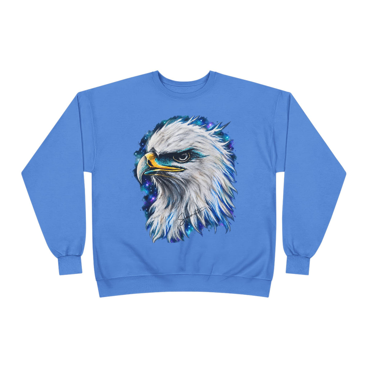 Unisex EcoSmart® Crewneck Sweatshirt-Eagle on Front