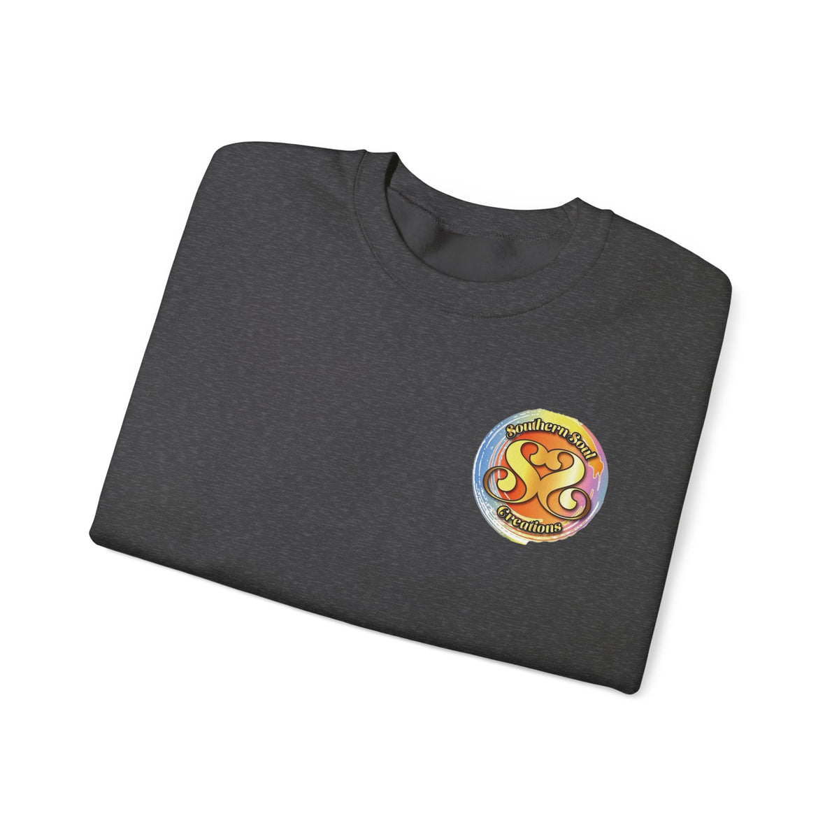 Unisex Heavy Blend™ Crewneck Sweatshirt-Eagle on Back