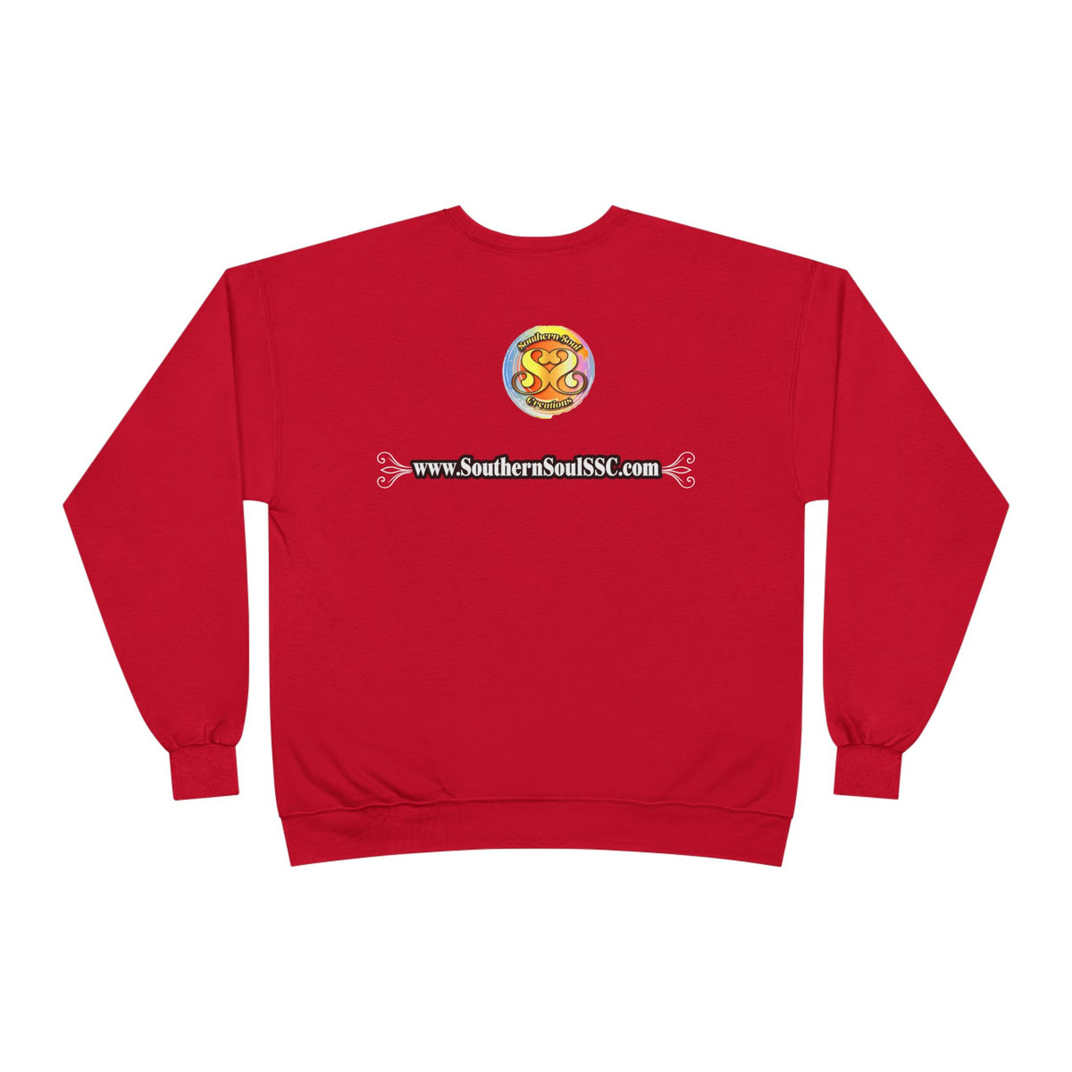 Unisex EcoSmart® Crewneck Sweatshirt-Eagle on Front