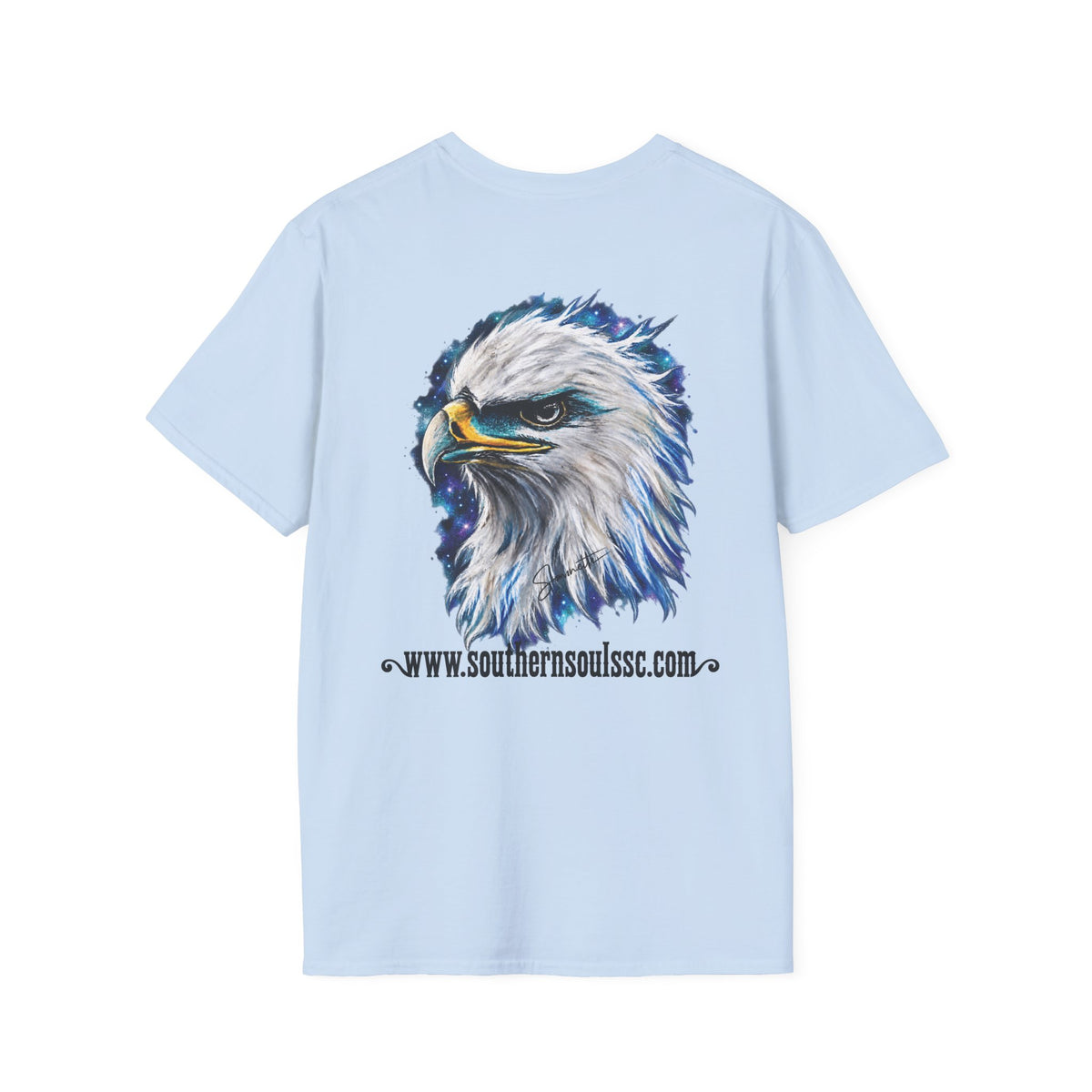 Eagle (Back) Unisex Softstyle T-Shirt