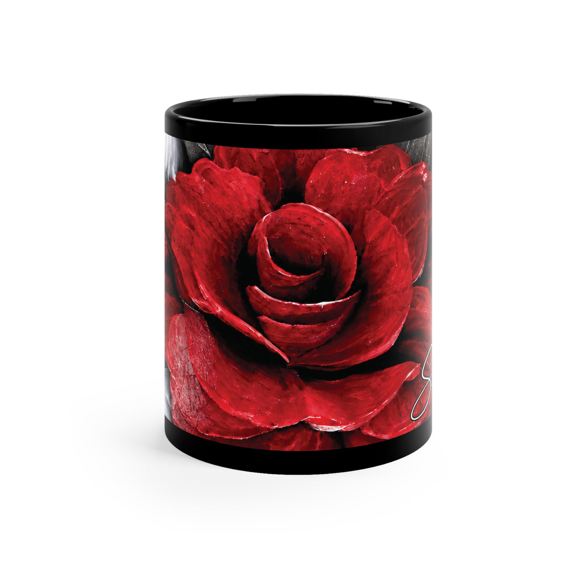 Black Coffee Mug, 11oz