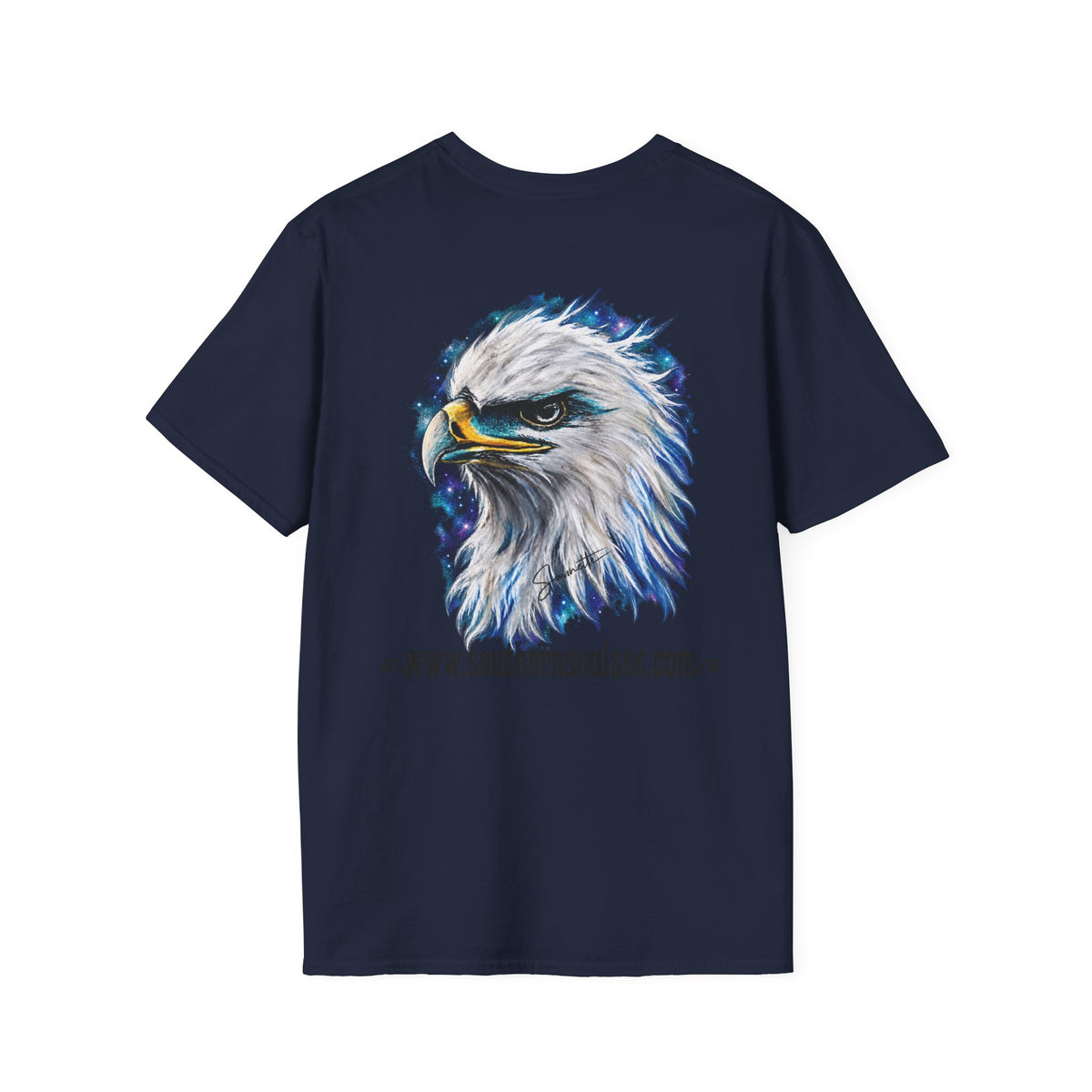 Eagle (Back) Unisex Softstyle T-Shirt