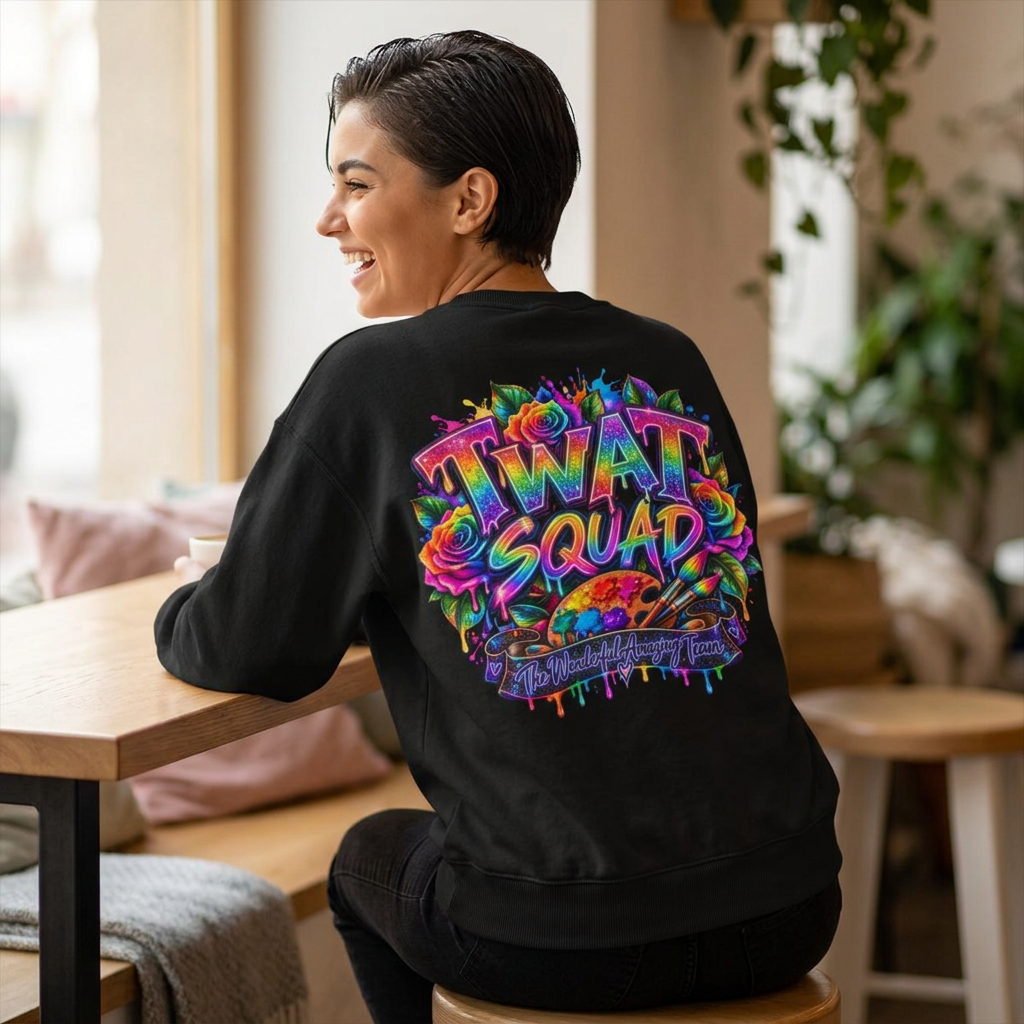 TWAT SQUAD- Unisex Midweight Softstyle Fleece Crewneck Sweatshirt