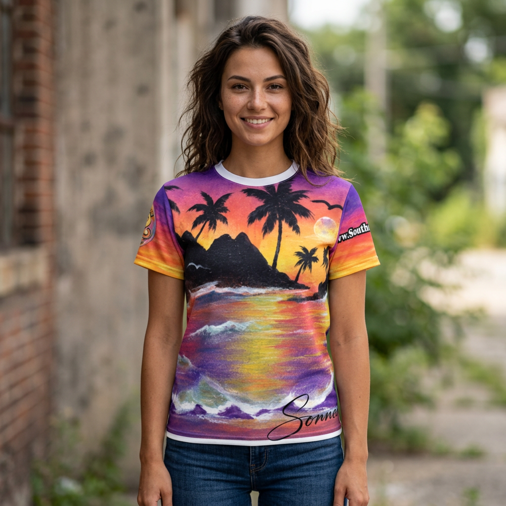Unisex Cut & Sew Tee (AOP)