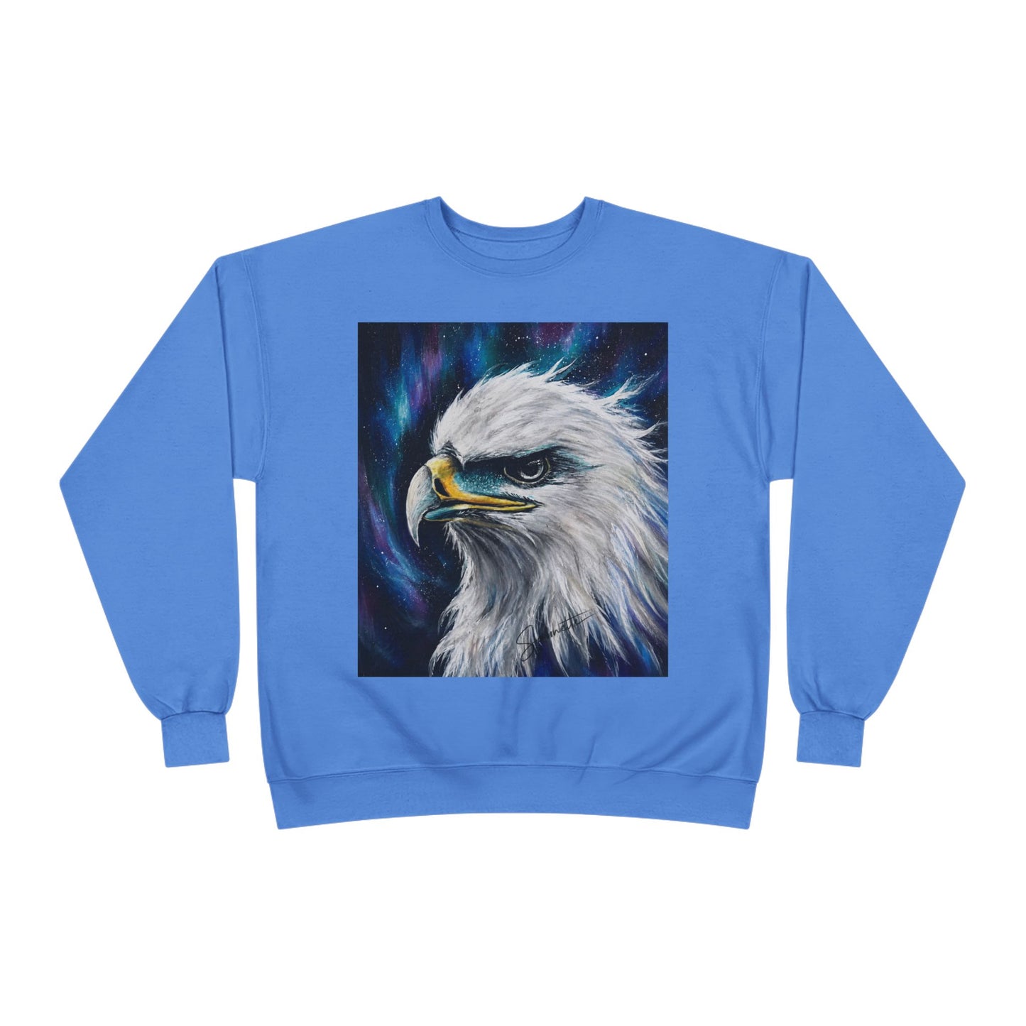 Unisex EcoSmart® Crewneck Sweatshirt-Eagle on Front