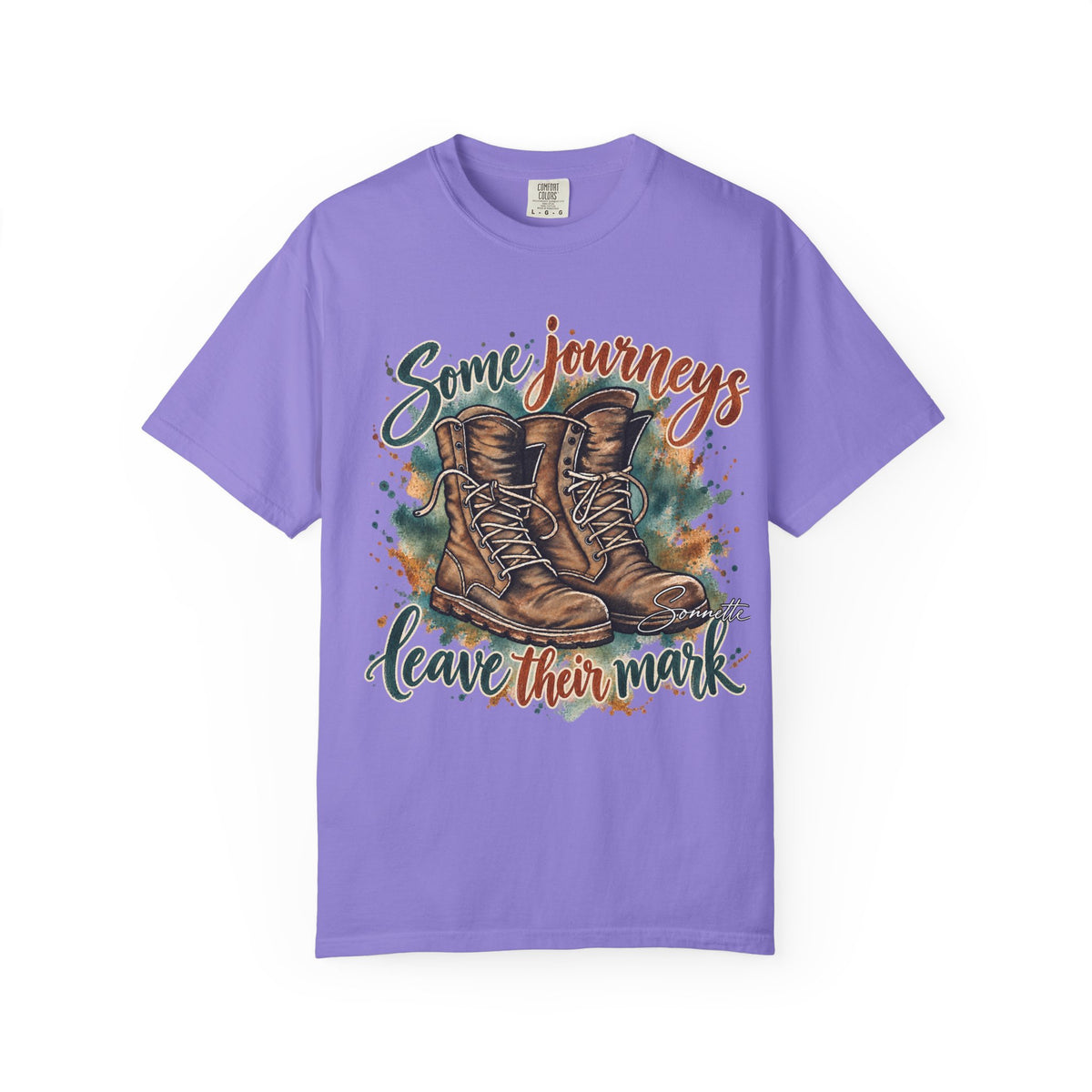 Military Boots- Unisex Garment-Dyed T-shirt