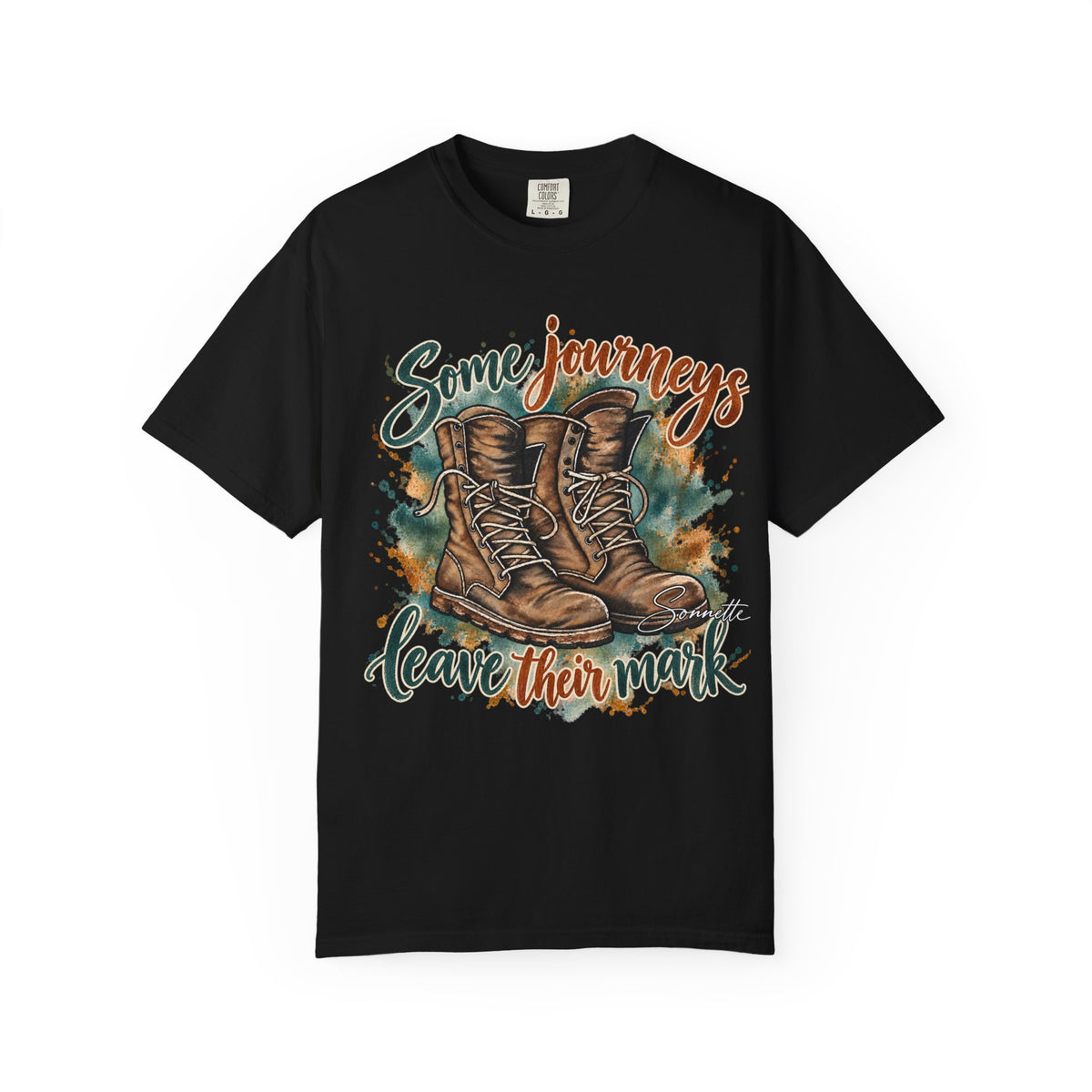 Military Boots- Unisex Garment-Dyed T-shirt