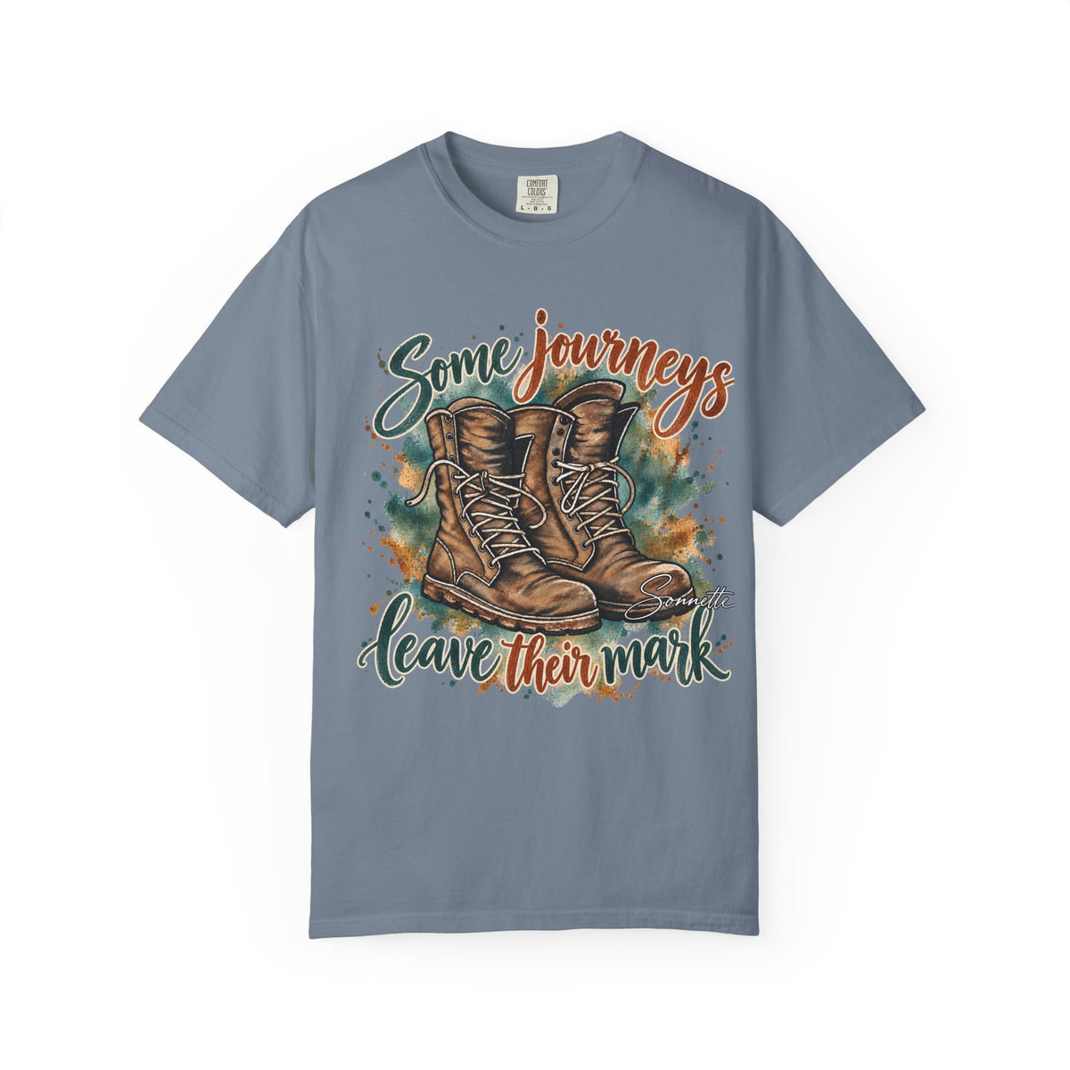 Military Boots- Unisex Garment-Dyed T-shirt