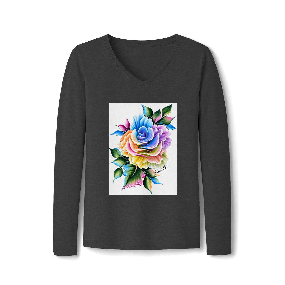 Women's Long Sleeve Fan Favorite V-Neck Tee