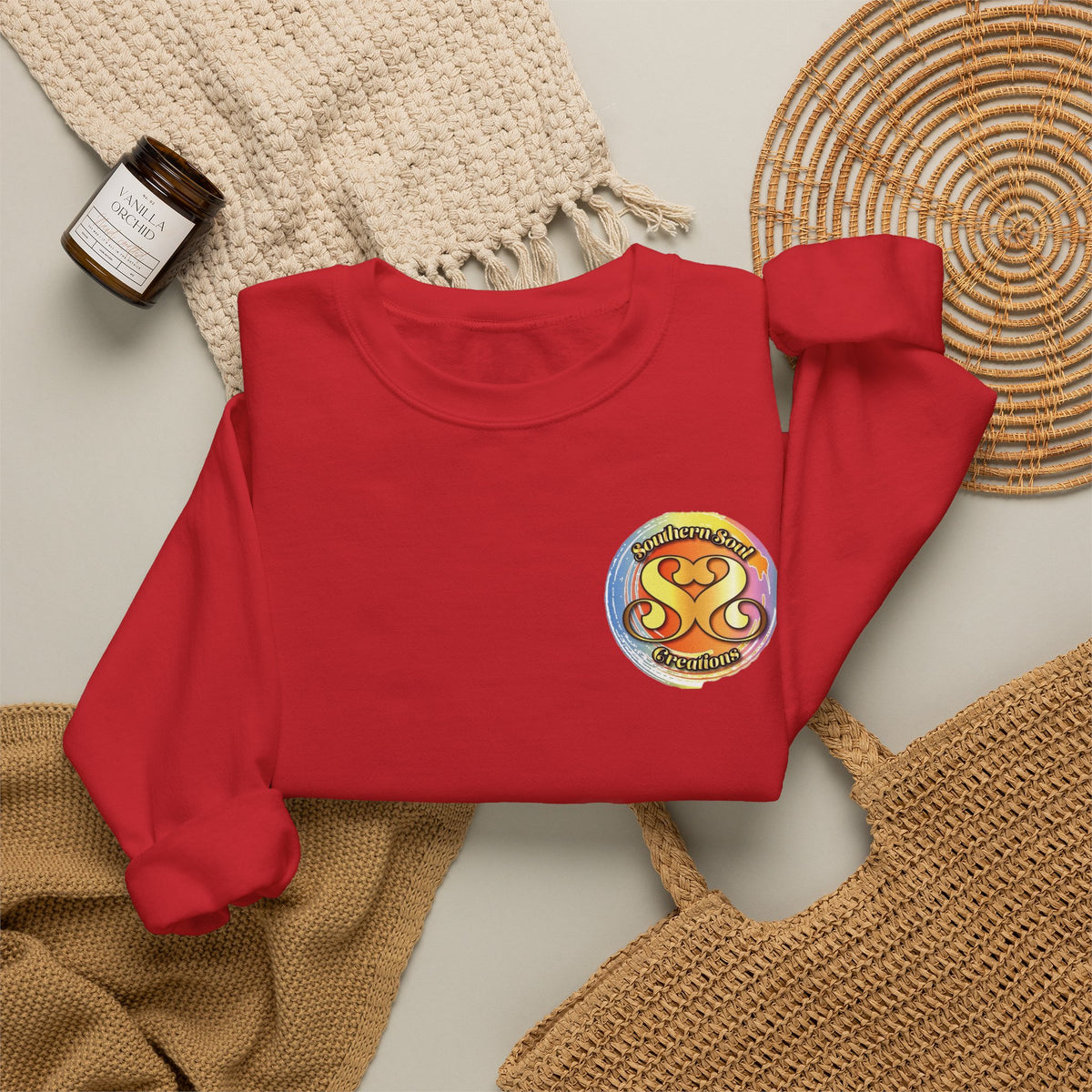 Unisex Heavy Blend™ Crewneck Sweatshirt-Eagle on Back