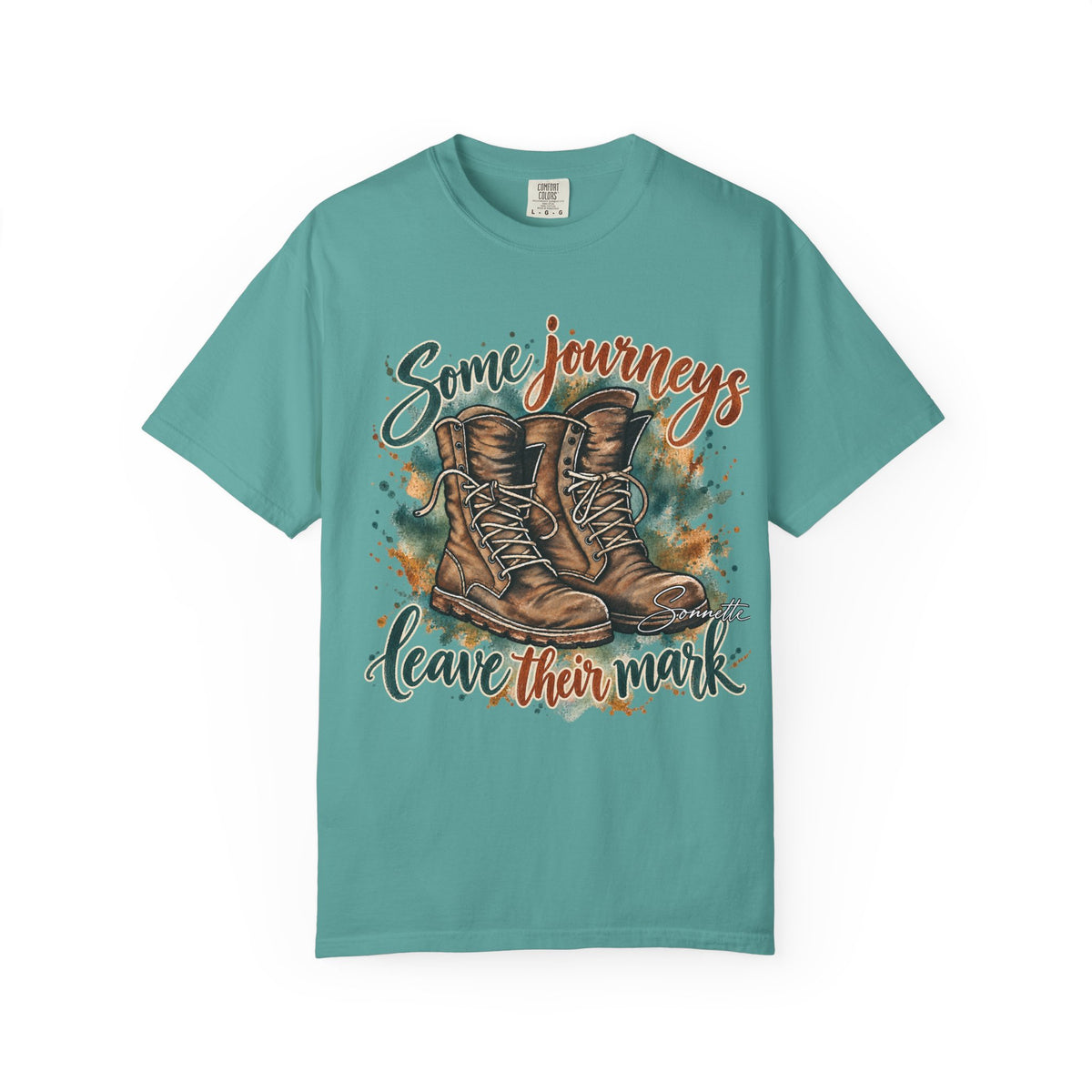 Military Boots- Unisex Garment-Dyed T-shirt