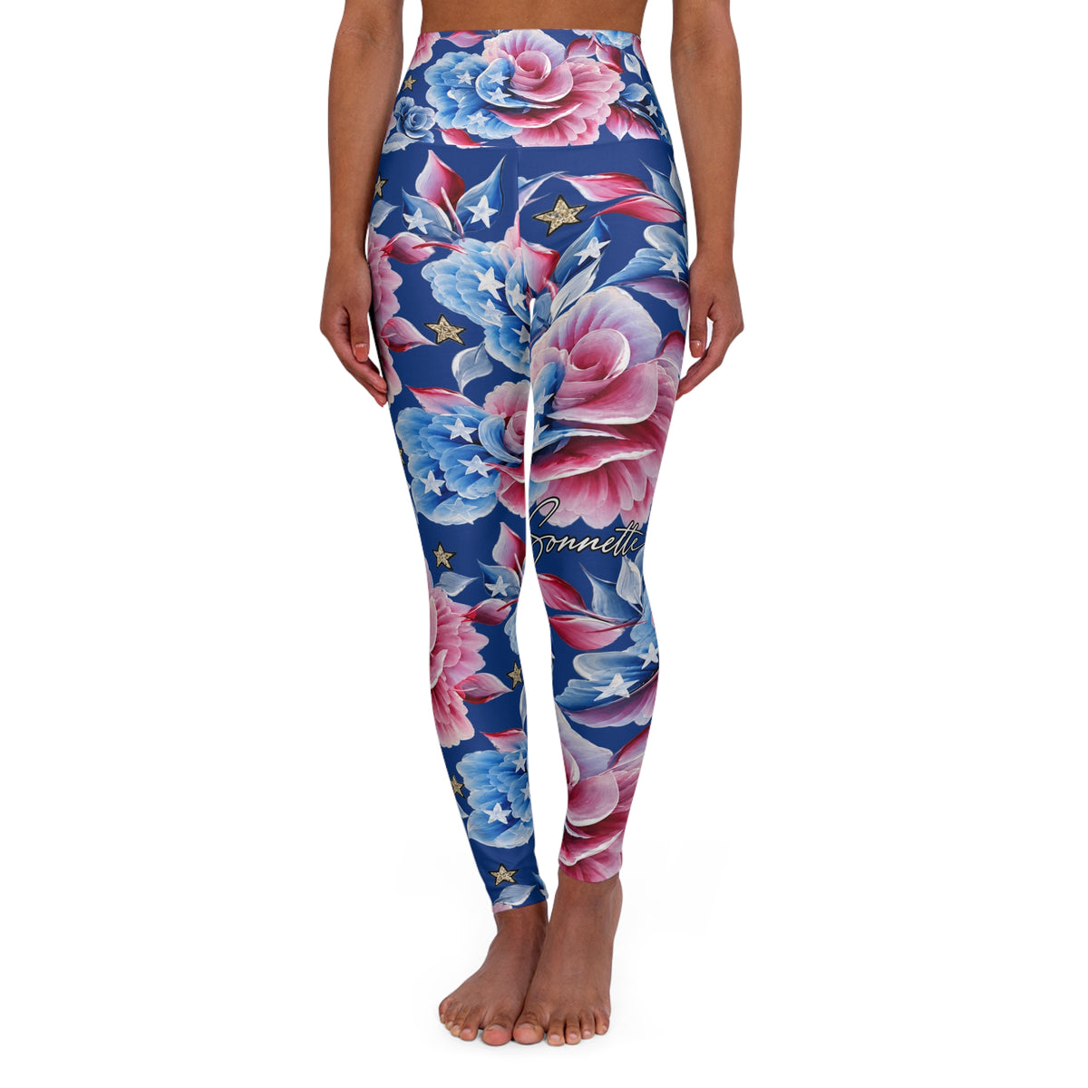 High Waisted Yoga Leggings (AOP)