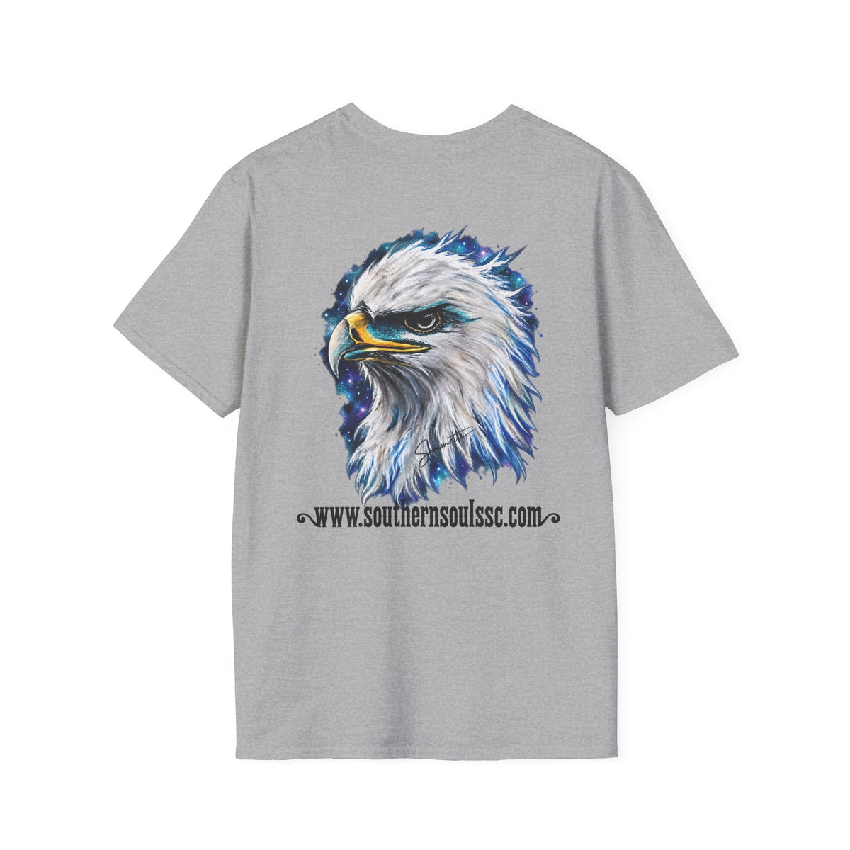 Eagle (Back) Unisex Softstyle T-Shirt
