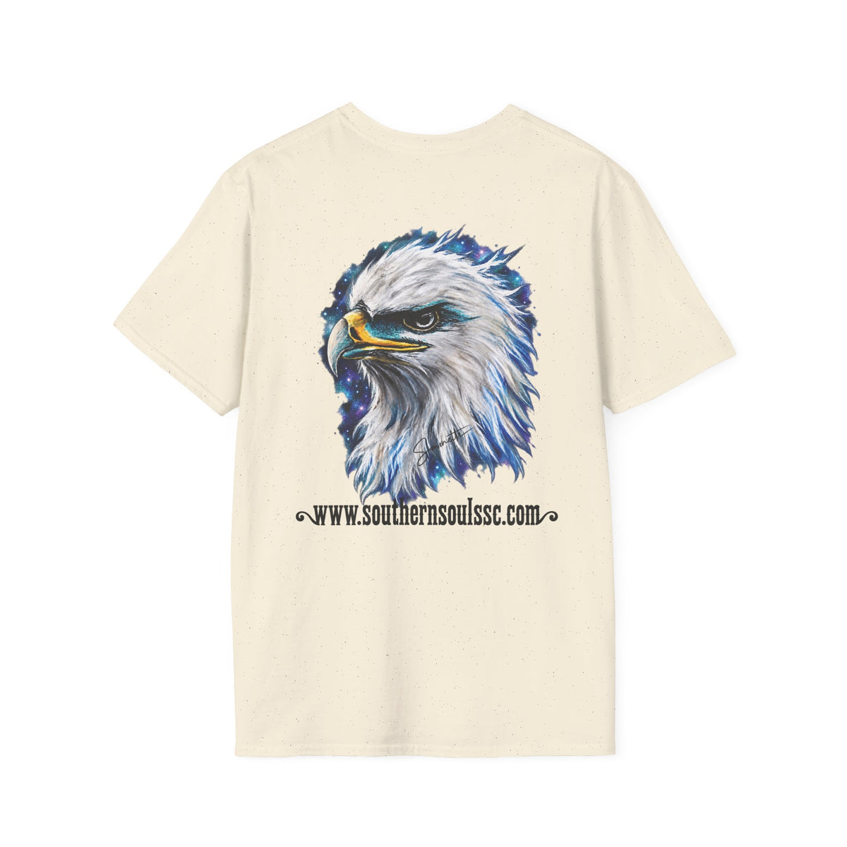 Eagle (Back) Unisex Softstyle T-Shirt