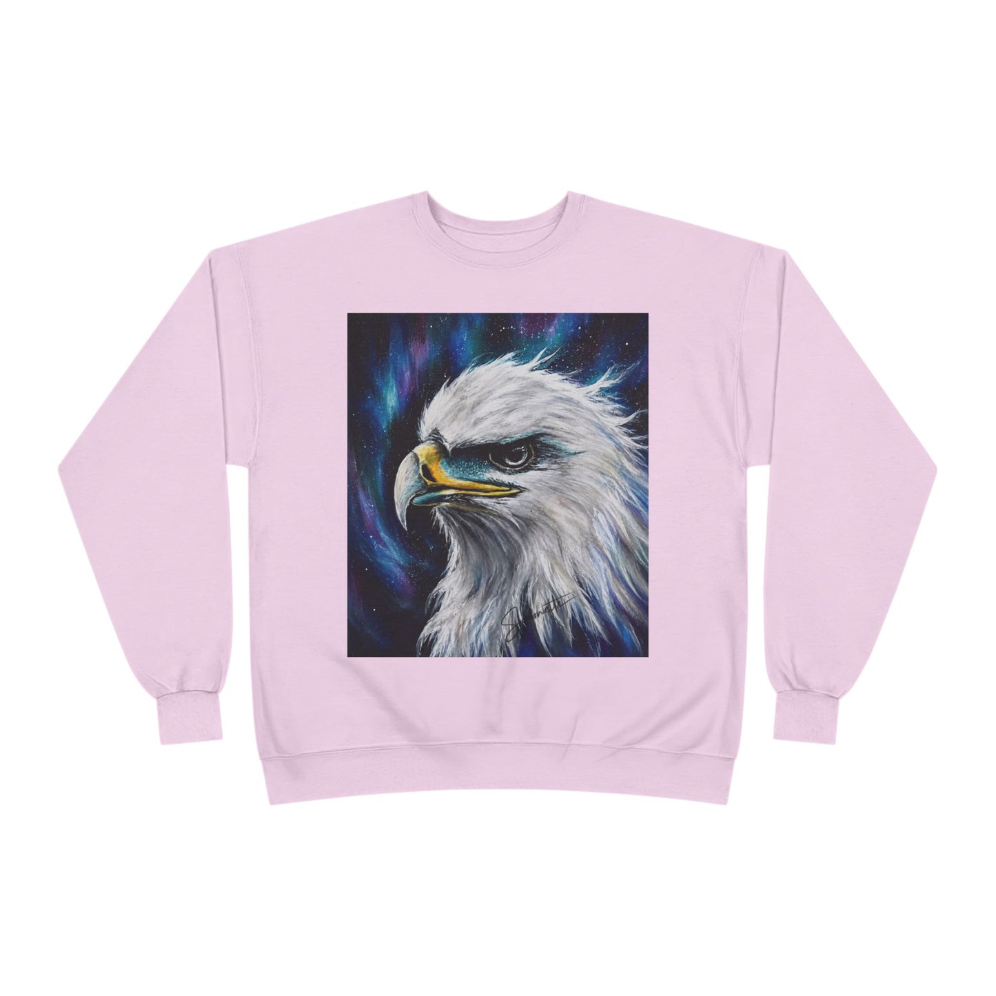 Unisex EcoSmart® Crewneck Sweatshirt-Eagle on Front