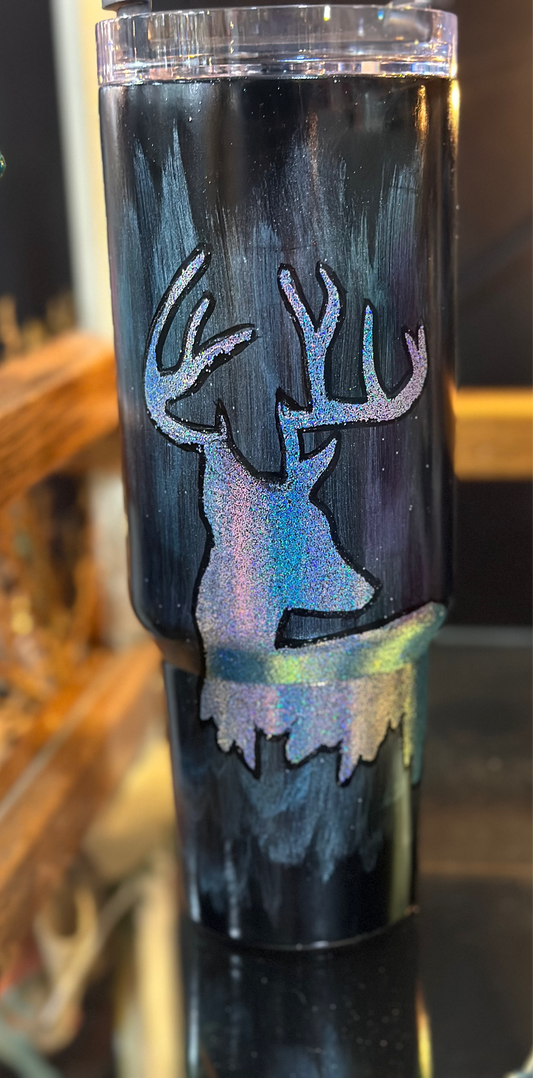 One-of-a-Kind Hand-Painted Tumbler