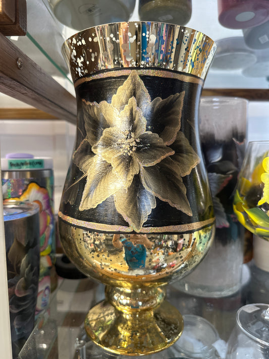 *RTS - poinsettia vase